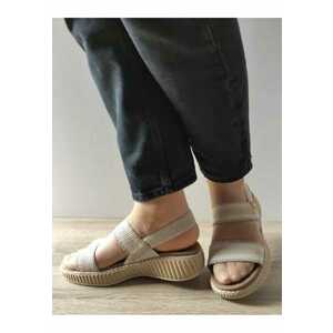 Sandale Casual Dama Jana 28760-44 Bej - Bej - imagine
