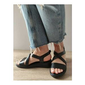 Sandale Casual Dama 28-555 Negre - Negru - imagine