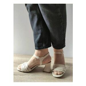 Sandale Elegante Dama 28005-42 Bej Ivory - Bej - imagine