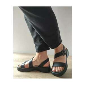 Sandale Casual Dama 60006A 01-N Negre - Negru - imagine