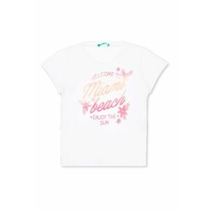 Tricou fete - Bumbac - Alb - imagine