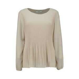 Bluza plisata cu maneci semitransparente imagine