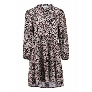 Rochie cu animal print si maneci lungi imagine