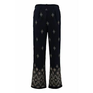 Pantaloni cu croiala bootcut si imprimeu imagine