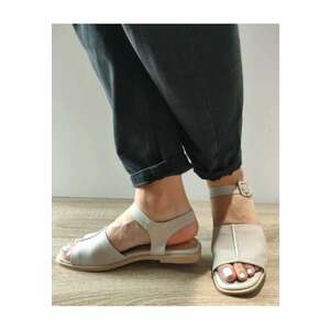 Sandale Casual Dama 60031A 52-N Gri Deschis - Gri - imagine