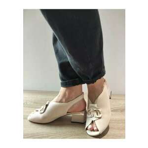 Sandale Elegante Dama 60016B 52-N Bej - Bej - imagine