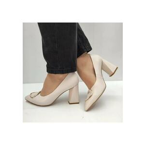 Pantofi Eleganti Dama 60070C 52-N Bej - Bej - imagine