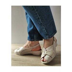 Sandale Casual Dama 0026T Roma 52-N Crem - Crem - imagine