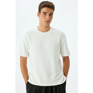 Tricou uni cu decolteu la baza gatului imagine