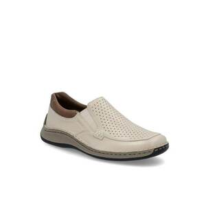 Pantofi slip-on pentru bărbați Rieker bej maro mixt 05293-60 imagine