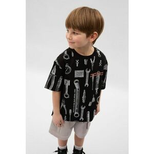 Tricou din bumbac cu imprimeu grafic imagine