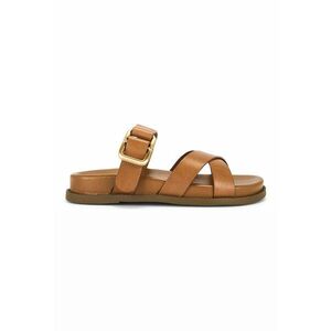 Papuci din piele Cloe imagine