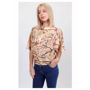 Bluza cu maneci batwing si decolteu barcuta imagine