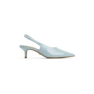 Pantofi de piele slingback cu toc kitten Oceweth imagine