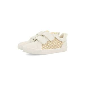 Pantofi sport de piele ecologica si material textil cu velcro imagine