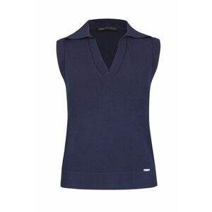 Pulover Polo fara maneci din tricot fin imagine