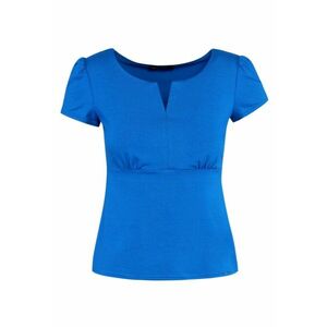 Tricou din jerseu cu detalii fronsate imagine