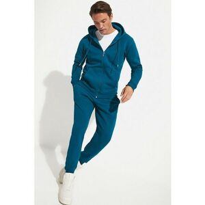 Pantaloni de trening din amestec de bumbac cu snur imagine