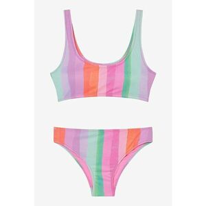 Costum de baie in dungi - din doua piese imagine