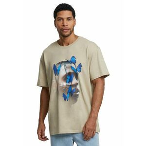 Tricou unisex lejer cu imprimeu grafic contrastant imagine