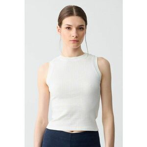Top crop cu aspect striat imagine