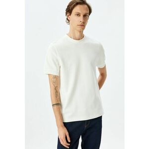 Tricou uni cu decolteu la baza gatului imagine