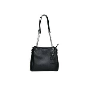 Geanta dama Dollaro piele naturala negru 25x20cm imagine
