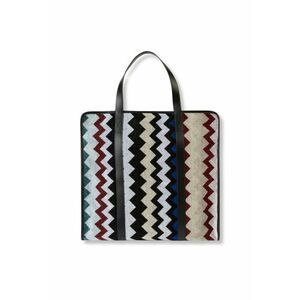 Geanta dama Tote Bag Cyrus - bumbac-piele imagine