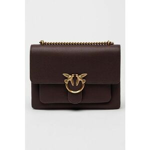 Geanta crossbody de piele cu bareta de lant Love One imagine