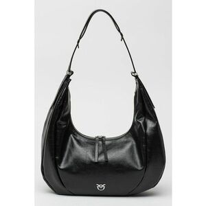 Geanta hobo de piele cu logo imagine
