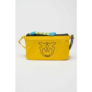 Geanta crossbody din material textil cu logo imagine