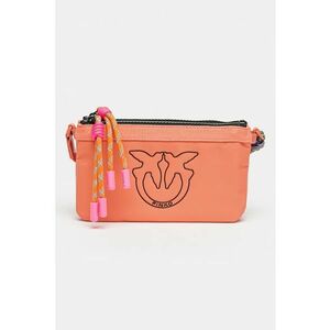 Geanta crossbody din material textil cu logo imagine