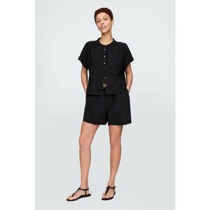 Pantaloni scurti cu snur de ajustare si buzunare laterale imagine