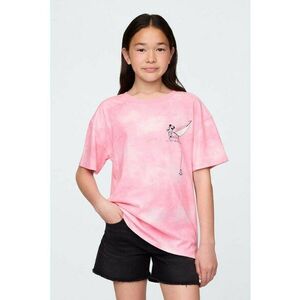 Tricou cu model tie-dye si imprimeu Minnie Mouse imagine