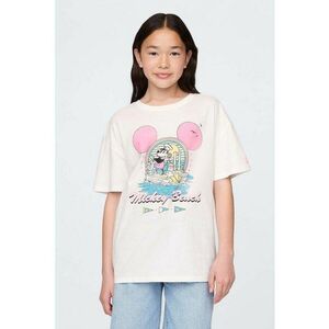 Tricou cu model tie-dye si imprimeu Minnie Mouse imagine