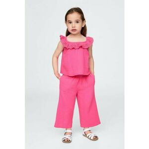 Set de pantaloni si top de muselina imagine