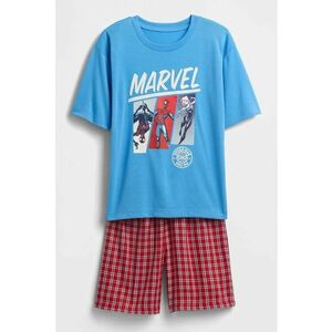 Pijama cu pantaloni scurti si imprimeu Spiderman imagine