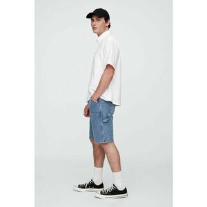 Pantaloni scurti cargo din denim imagine