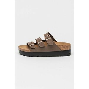 Papuci faltform de piele Florida III imagine