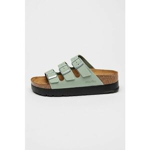 Papuci flatform de piele Florida III imagine