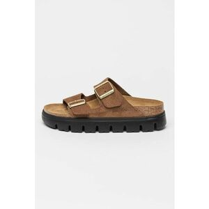 Papuci de piele intoarsa cu model cu catarame Arizona imagine