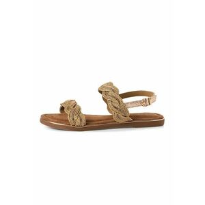 Sandale din piele cu barete impletite imagine