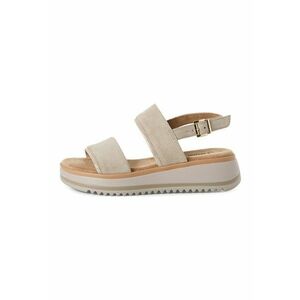 Sandale wedge din piele imagine