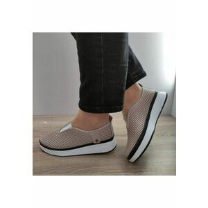 Pantofi Casual Dama 31-106 Bej - Bej - imagine
