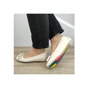 Pantofi Casual Dama 460011B 52-N Bej - Bej - imagine