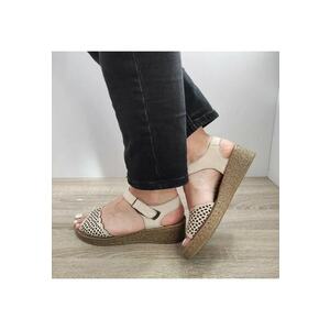 Sandale Casual Dama 6320-1 Bej - Bej - imagine