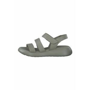 Sandale wedge din piele imagine