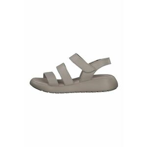 Sandale wedge din piele imagine