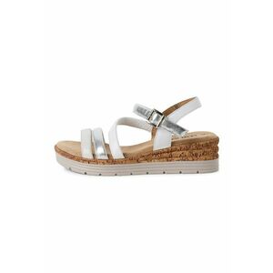 Sandale wedge din piele imagine