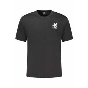 Tricou barbati simplu din bumbac cu logo imagine